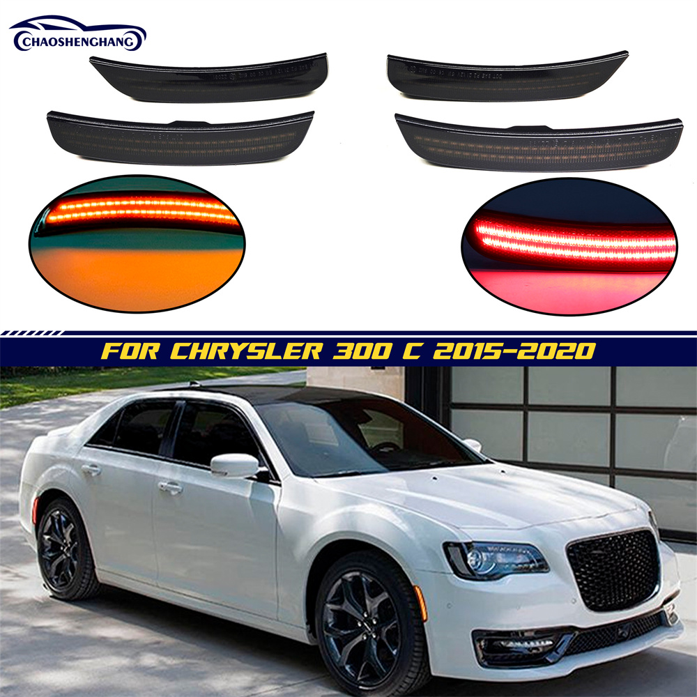 Smoked Lens LED Side Marker Lights for dodge chrysler 300C 2015-2020 Smoked Lens LED Side Marker Lights for dodge chrysler 300C 2015-2020