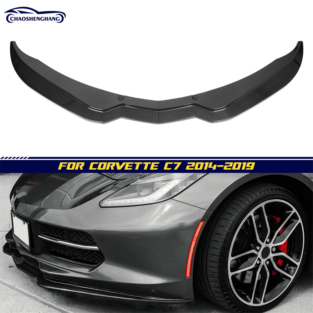 Front Lip for 2014-2019 Chevrolet Corvette C7 Stingray Stage 3 /Z06 / Z51/ZR1 Style