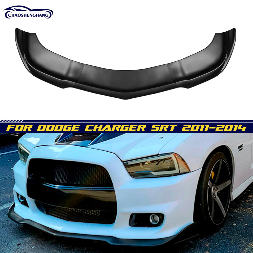 Dodge Charger base model, GT, R/T, Daytona, Scat Pack (widebody/non-widebody), SRT, Hellcat and widebody versions front lip