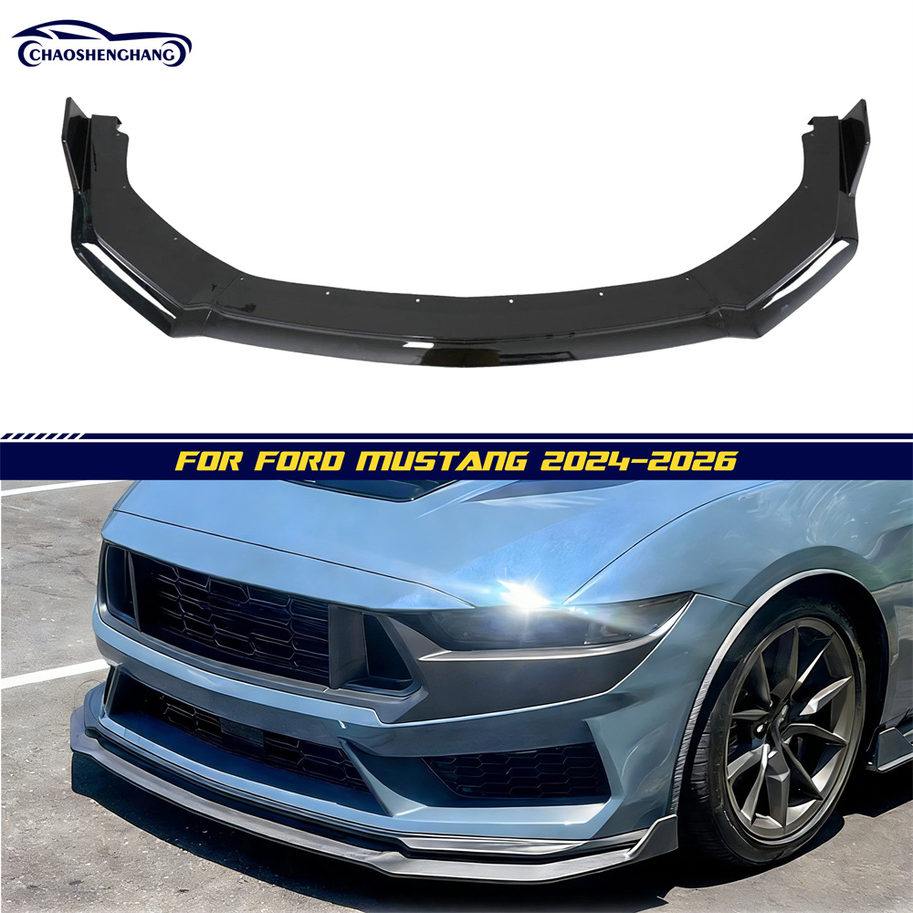 Front Lip For Ford Mustang 2015-2017 / 2018-2023 / 2024+ S650 GT EcoBoost