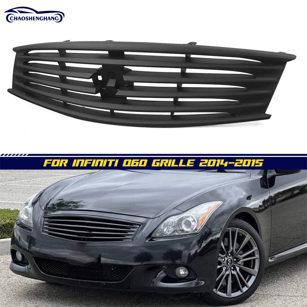 For Infiniti Q60 V37 2017-2022 Skyline Style Front Bumper Honeycomb / 2014-2015 Coupe 2 Door Front Grille For Infiniti Q60 V37 2017-2022 Skyline Style Front Bumper Honeycomb / 2014-2015 Coupe 2 Door Front Grille