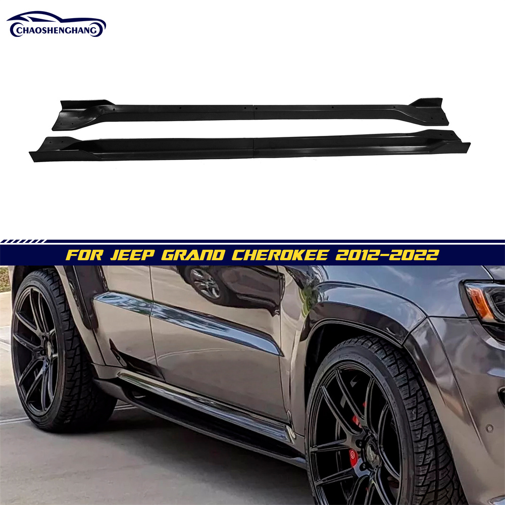 For Jeep Grand Cherokee SRT SRT8 Trackhawk 2012-2021 Side Skirt 