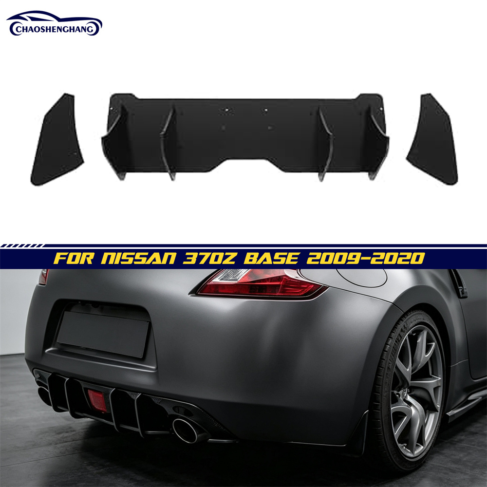 2015-2020 Nissan 370Z Rear Bumper Diffuser   /Nismo  370Z 2009-2020 V1 Style  Rear Bumper Diffuser