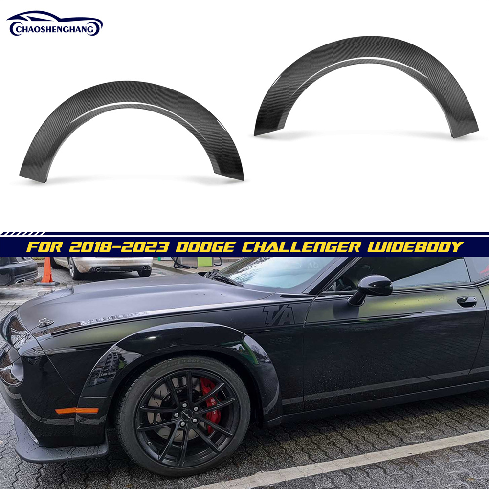 2018-2023 Dodge Challenger Widebody Front Fender Flares Wheel Cover Replacement
