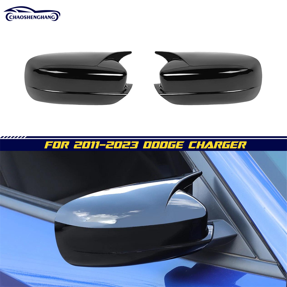 For 11-23 DODGE Charger Add-On Side Mirror Cover Cap Overlay
