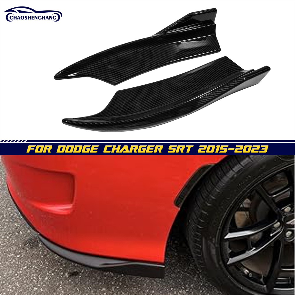 For Dodge Charger SRT GT 2015-2023 / Dodge Charger Widebody 2020-2023  Rear Bumper Lip Rear Corner