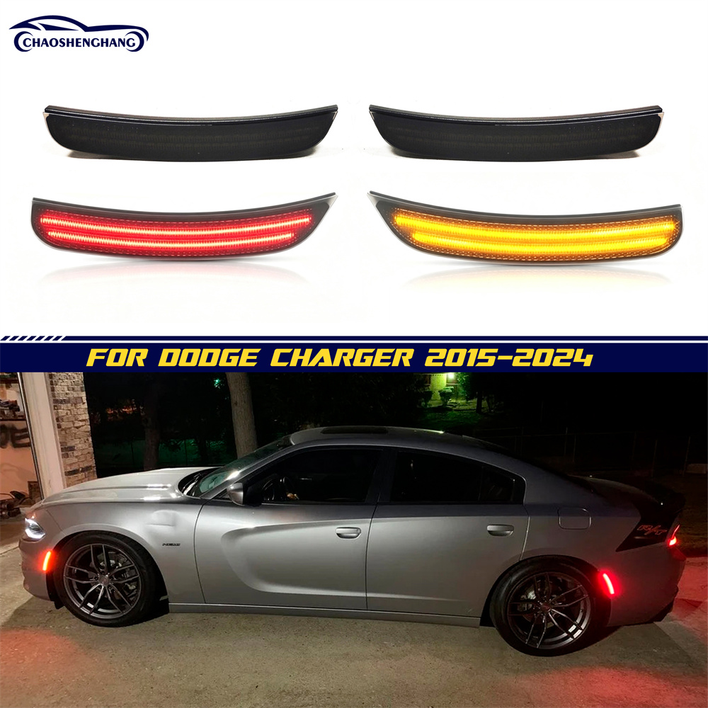 2015 – 24 Charger Smoked Dual LED Side Markers