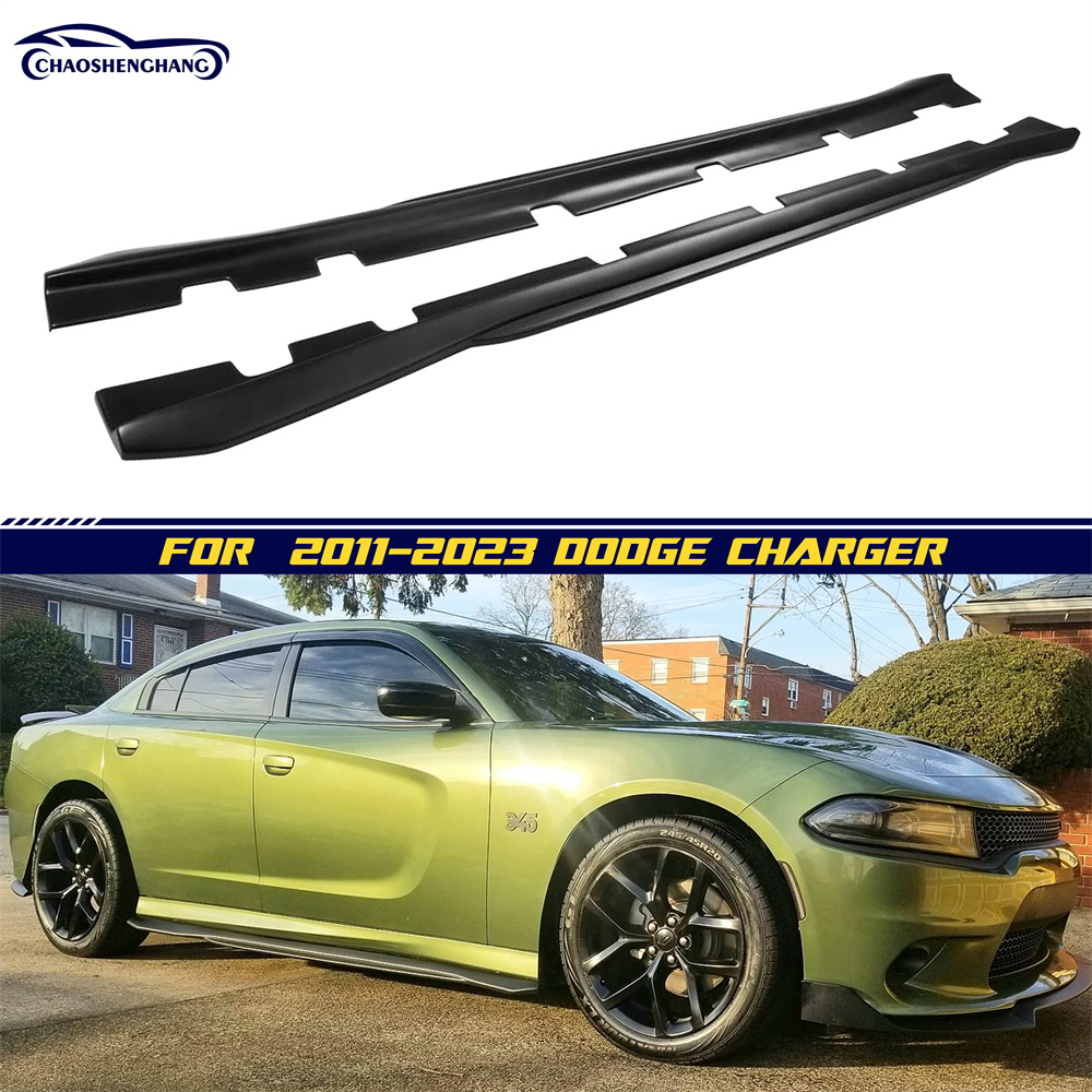 Side Skirts For Dodge Charger  SXT SE RT SXT GT  SRT Scat Pack Hellcat 392 Widebody