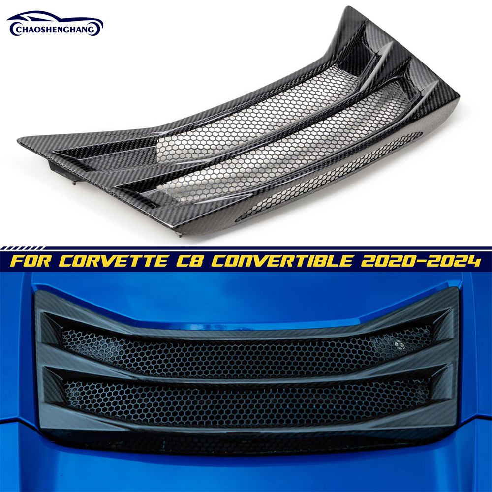 Side Fender Vent Door Garnish Trim For Corvette C8 2020-2023
