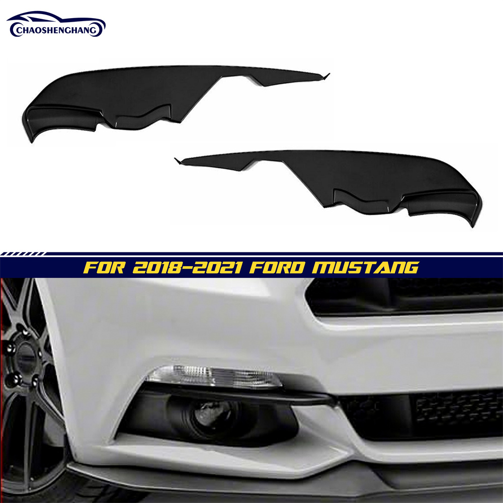 For 2015-17 Ford Mustang Front Bumper Winglets Fog Light