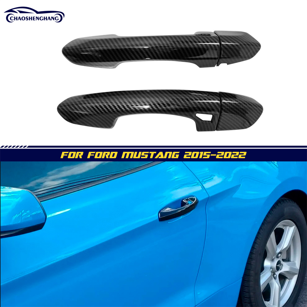 Door Handle Covers ABS For 2015-2023 Ford Mustang