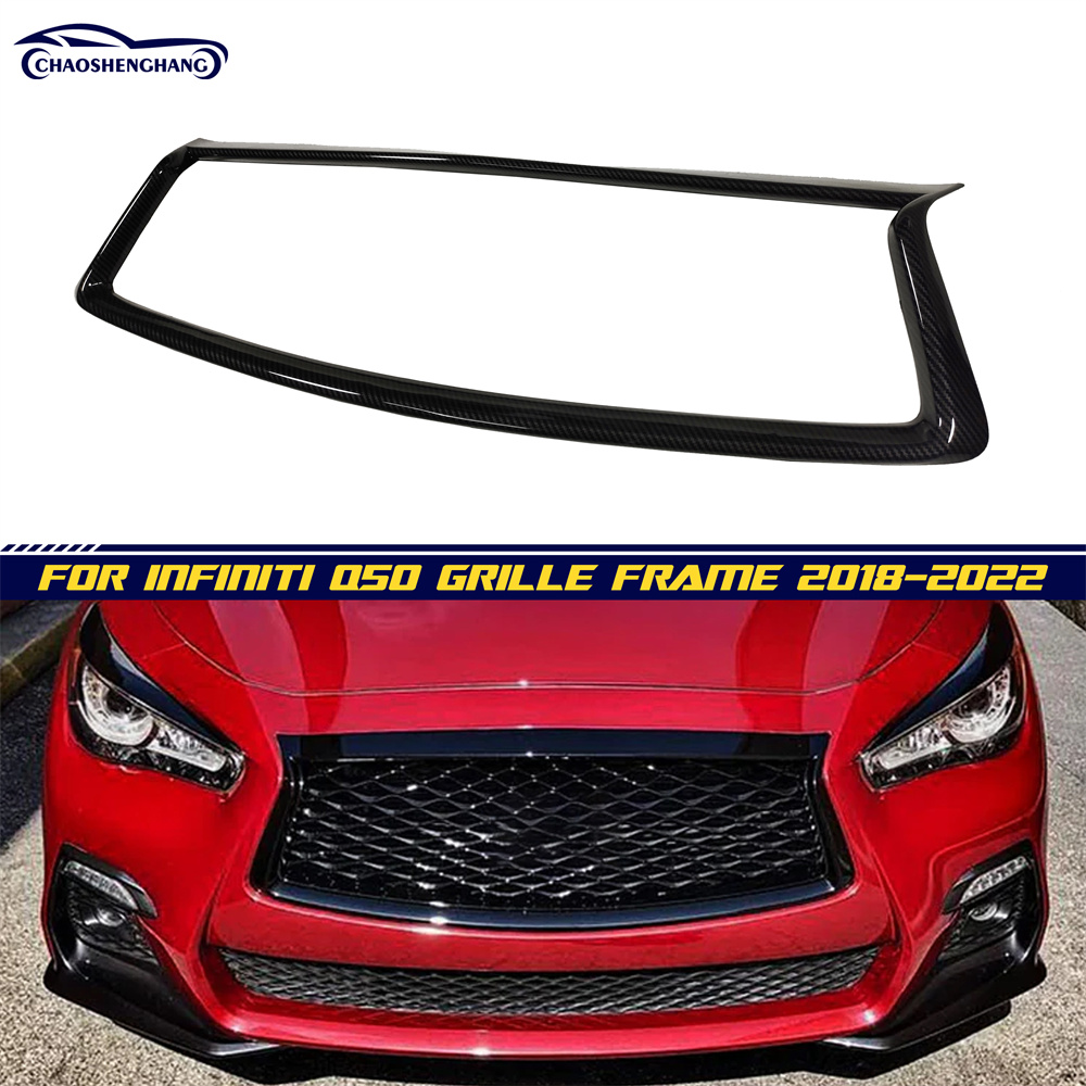 INFINITI Q50 ABS Front Grille Grill Frame Cover Trim INFINITI Q50 ABS Front Grille Grill Frame Cover Trim