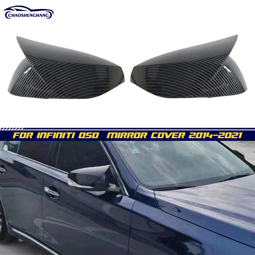 Rear Bumper Side Corner Splitters Aprons For Infiniti Q50 2014-2017