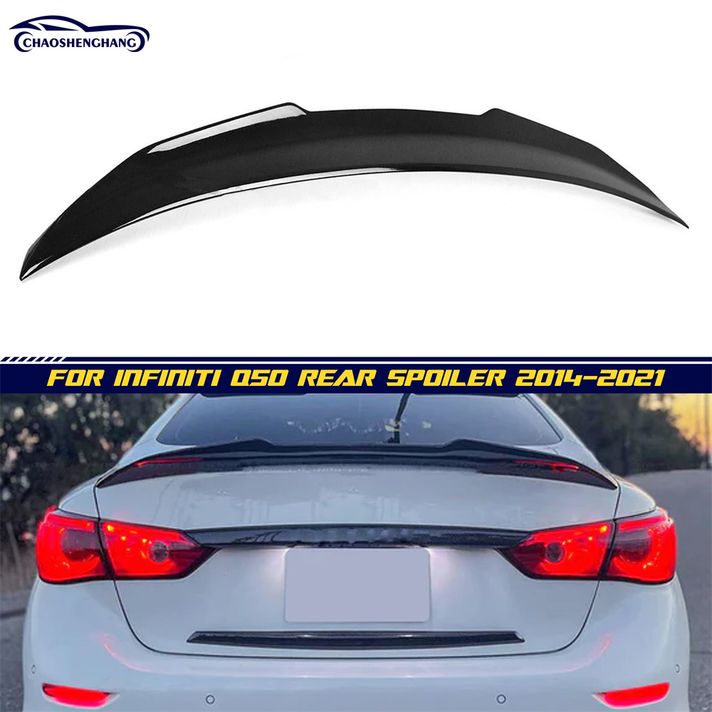 2014-2024 Infiniti Q50 Rear Spoiler 2014-2024 Infiniti Q50 Rear Spoiler