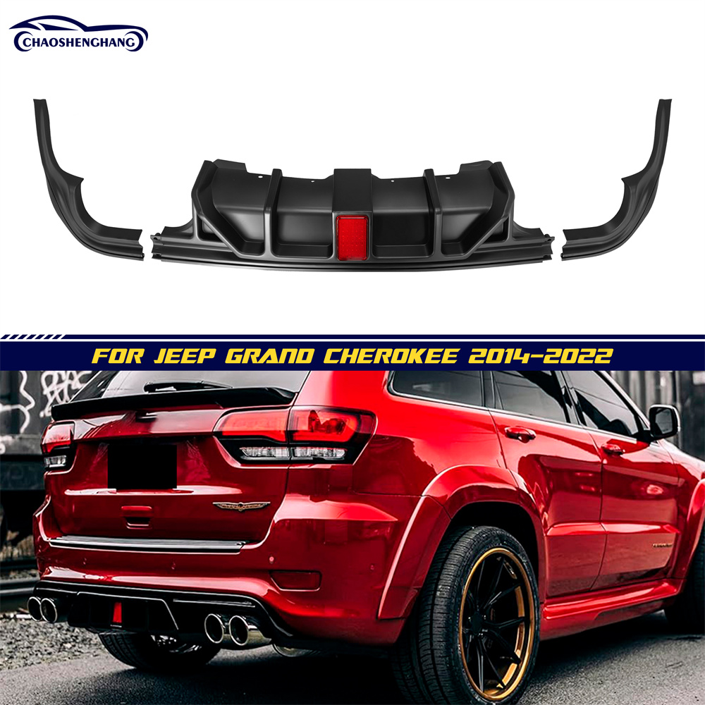 For Jeep Grand Cherokee SRT/SRT8 2012-2022 Rear Bumper Diffuser