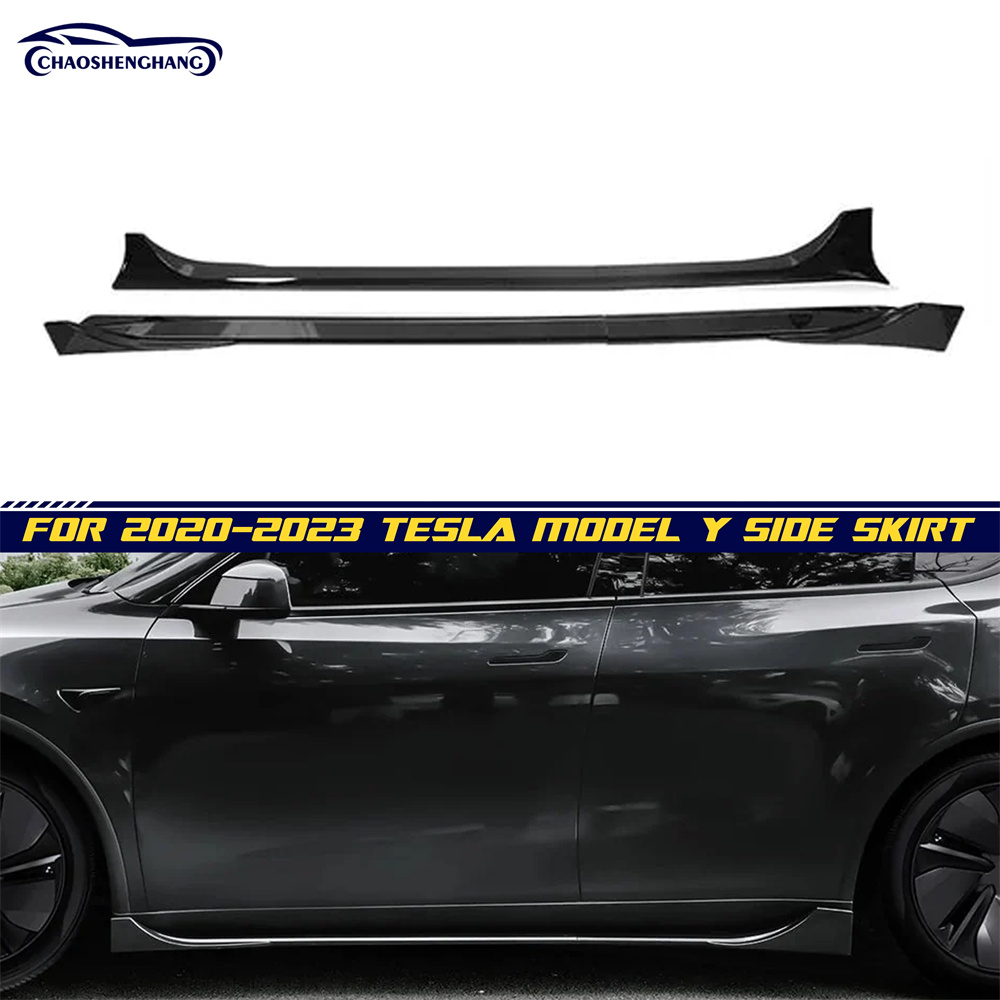 Tesla Model Y Grounded Flow Side Skirts