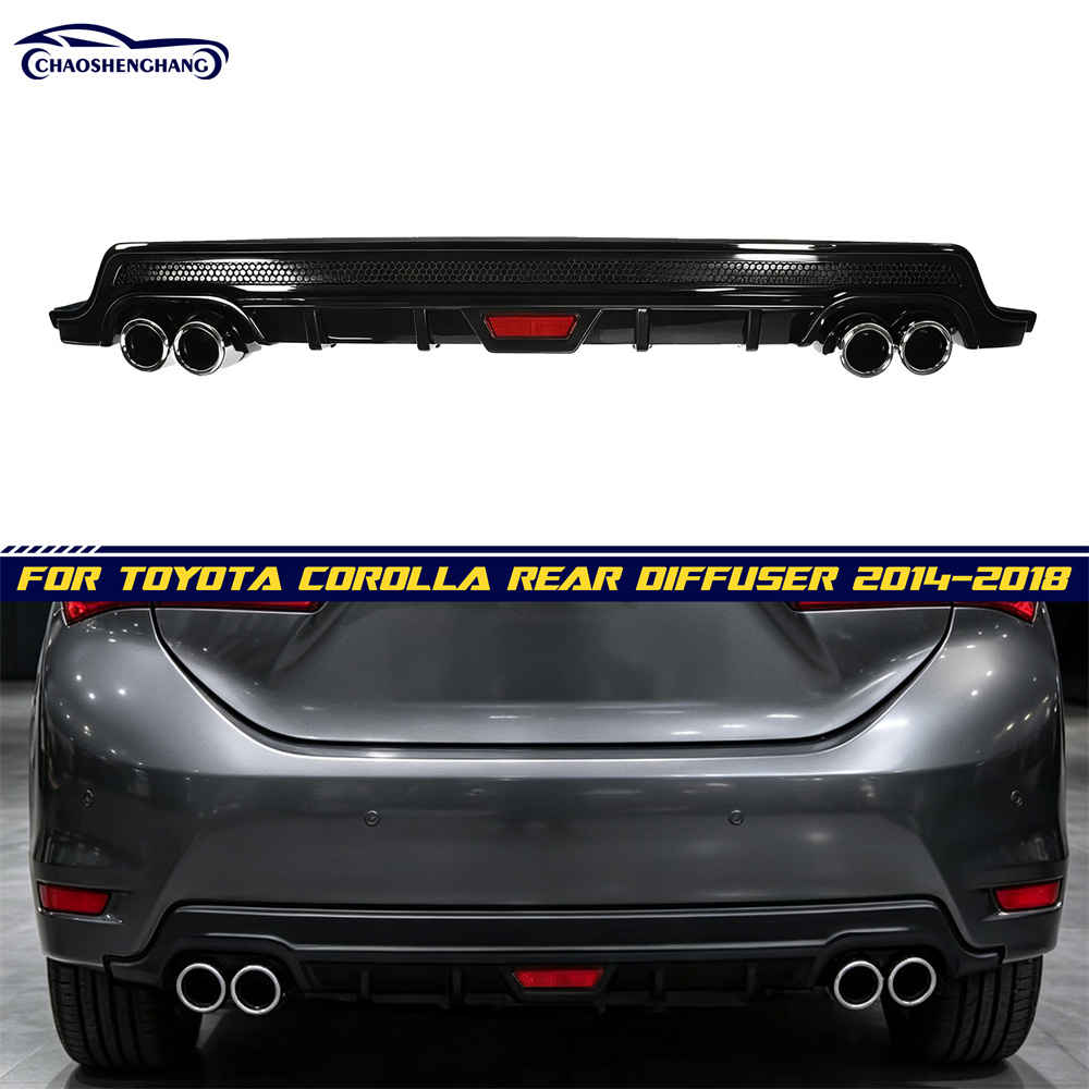 Toyota Corolla Entry Level Rear Diffuser Toyota Corolla Entry Level Rear Diffuser