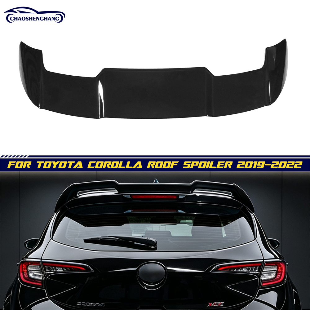 Fits 2019-2025 Toyota Corolla Hatchback Roof Spoiler ABS Fits 2019-2025 Toyota Corolla Hatchback Roof Spoiler ABS