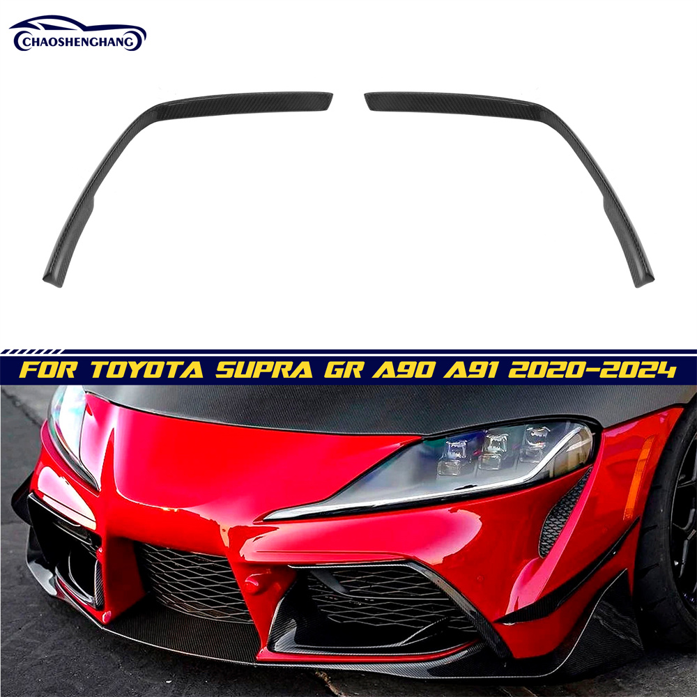20-24 Toyota Supra GR A90 A91 MK5 Front Bumper Upper Trim Fang