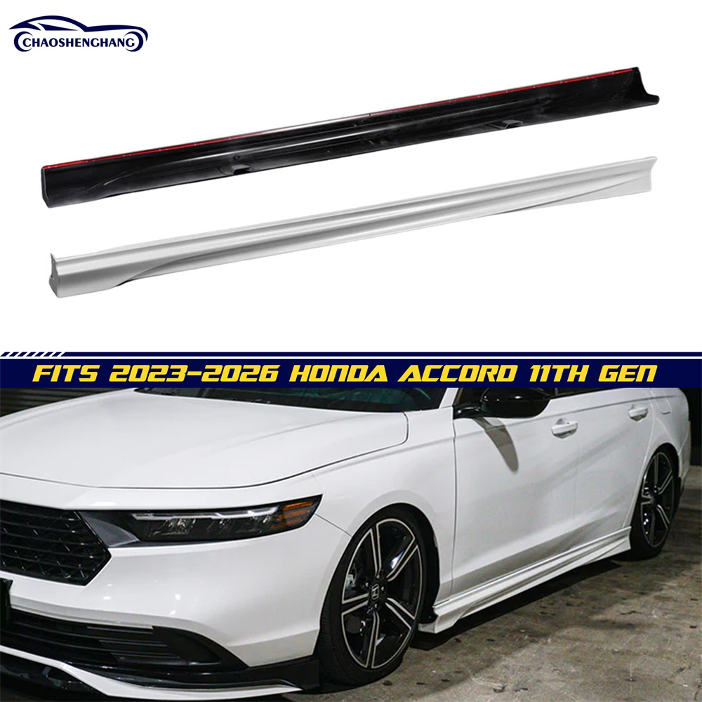 Fit Honda Accord PP/ ABS Side Skirts 