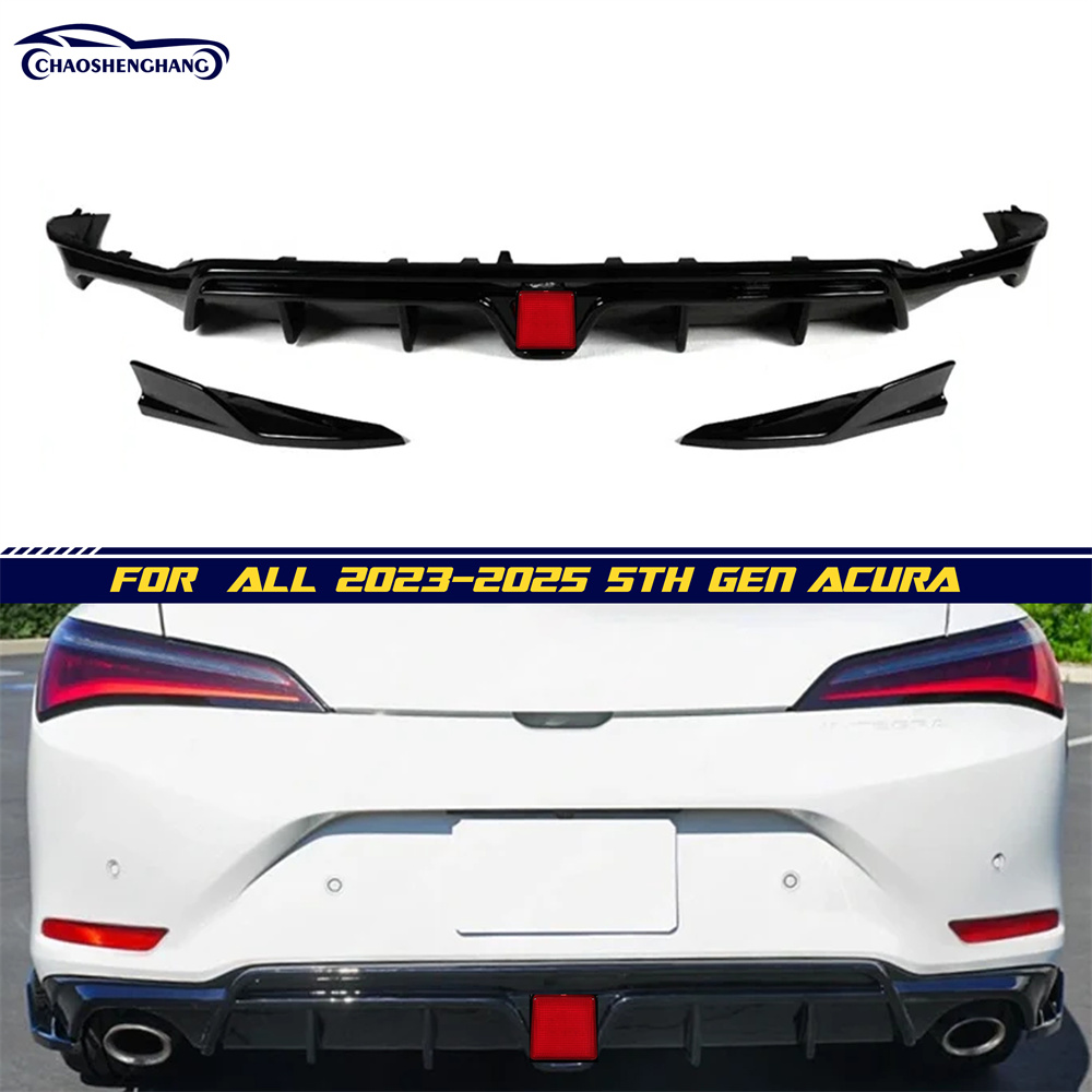 Rear Diffuser Fits all 2023-2025 5th Gen Acura Integra DE4
